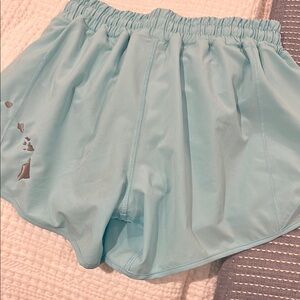 Women's Light Blue Athletic Shorts